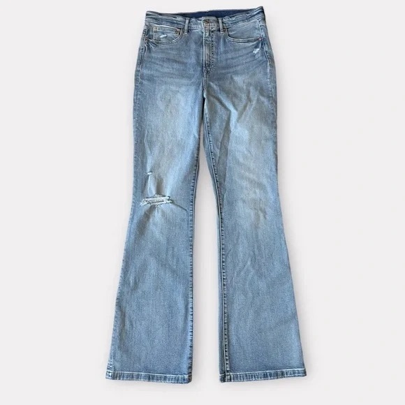 GAP Women's Light Blue Flare Jeans - Picture 2 of 6